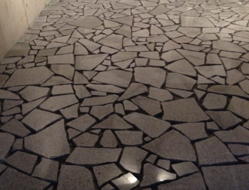 Fußboden grau schwarz